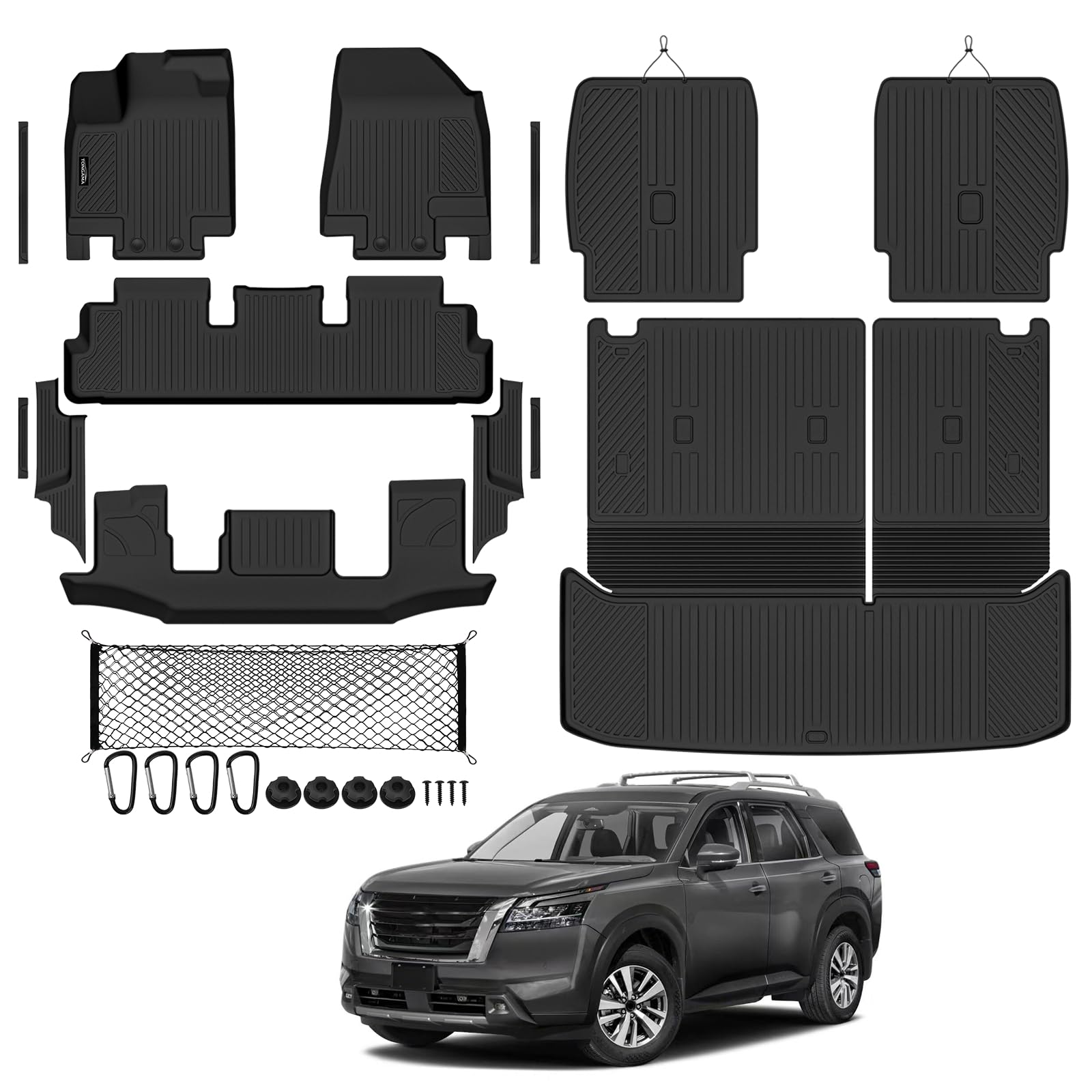Amazon.com: Tongama-Floor Mats for 2022-2026 Nissan Pathfinder 7